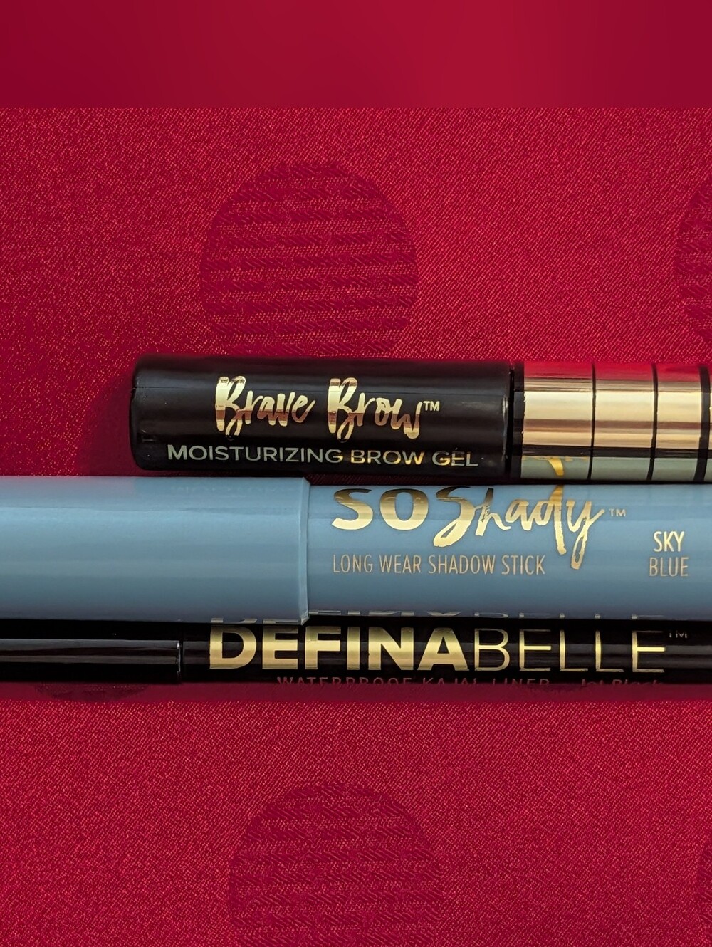 So Shady Long Wear Shadow & DefinaBelle Waterproof Eyeliner & Brave Brow Gel